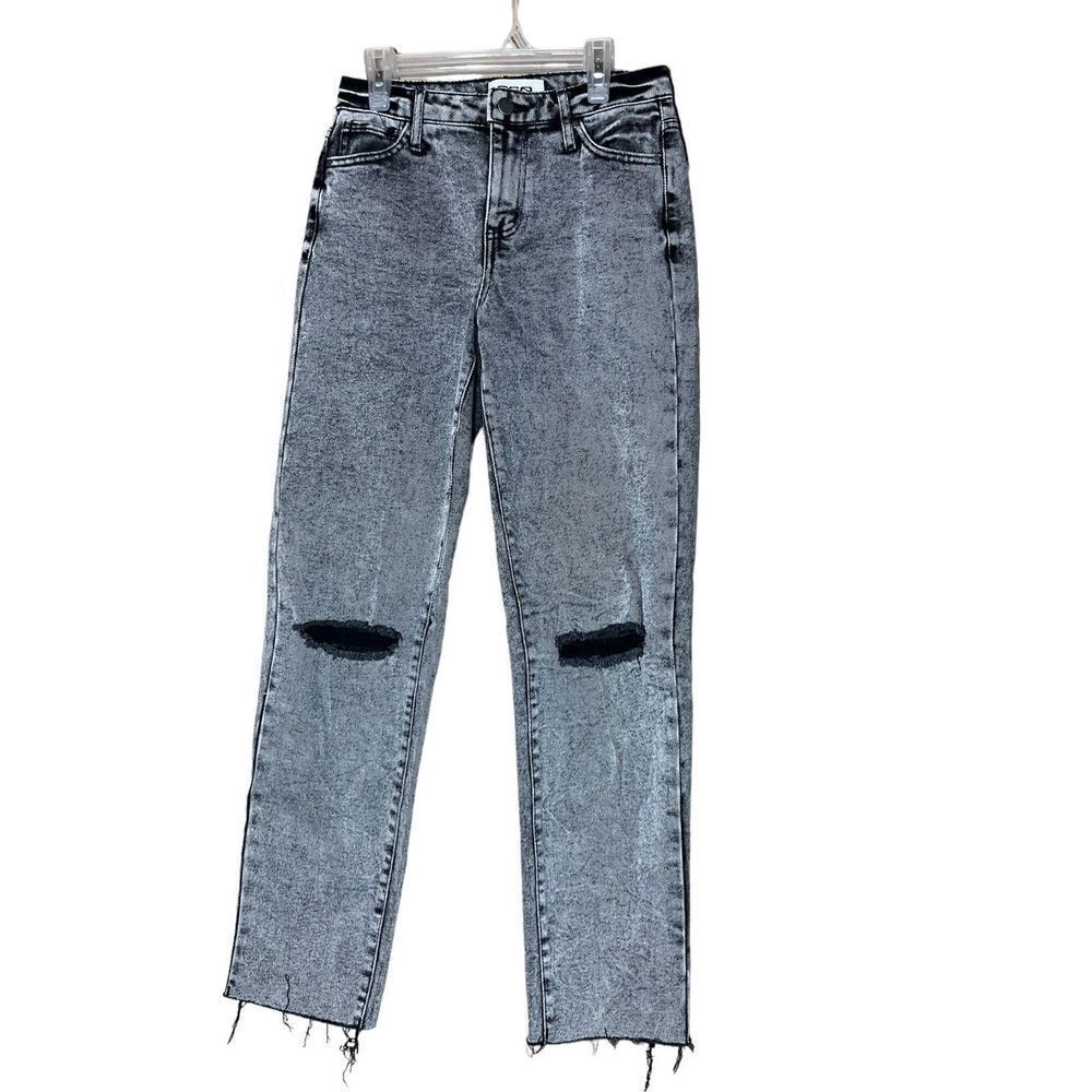 RSQ High Rise Straight Leg Acid Wash jeans Size 24‎